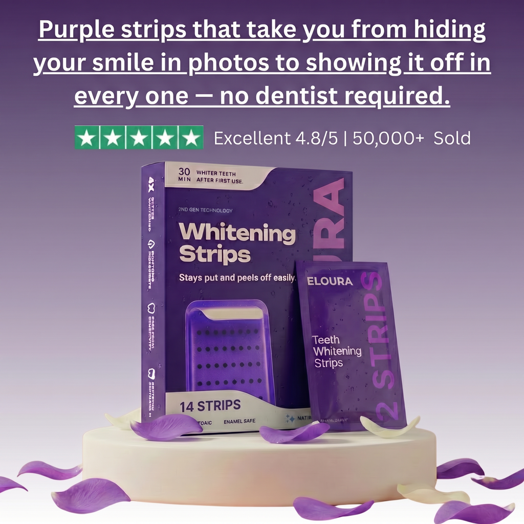 Eloura Purple Teeth Whitening Strips