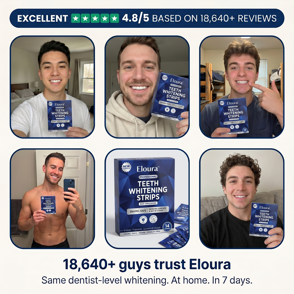 Eloura Whitening Strips - Instant Whitening - 14 Strips